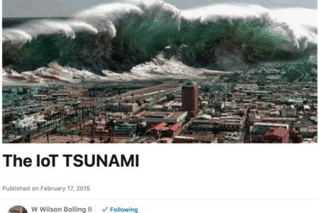 Thought you would like this image! The IoT Tsunami