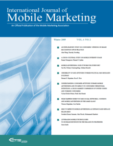 International Journal of Mobile Marketing (IJMM) Vol. 4 No. 2 Editors' Letter