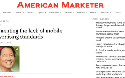 Lamenting the lack of mobile advertising standards