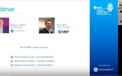 Webinar: Becker & Betti discuss insights from the  MEF 5th Annual Global Consumer Trust Report 2018