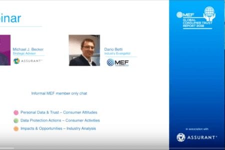 Webinar: Becker & Betti discuss insights from the  MEF 5th Annual Global Consumer Trust Report 2018