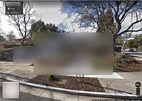 Blurred House on Google Maps