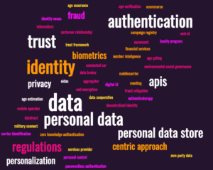 MEF CONNECTS Personal Data & Identity 2022 Wordcloud